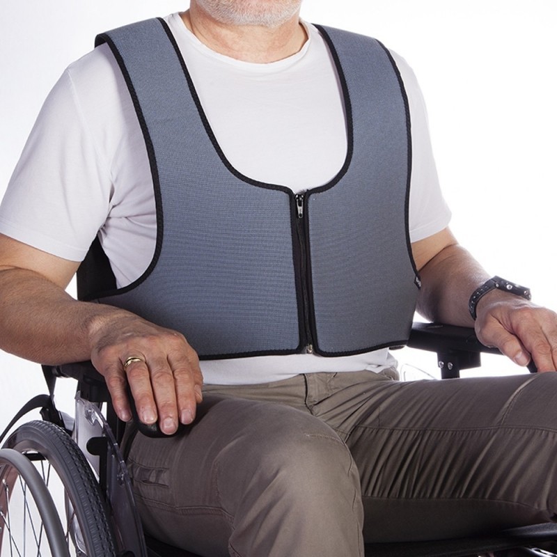 Correas de seguridad para cinturón de seguridad para silla de ruedas, arnés  de pecho para silla de ruedas para adultos, cinturón de seguridad para